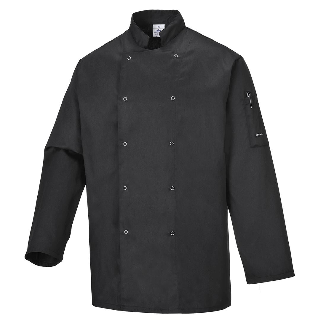 Chef's Suffolk Studded Jacket L/S - Black