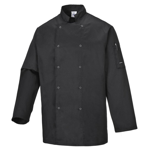 Chef's Suffolk Studded Jacket L/S - Black
