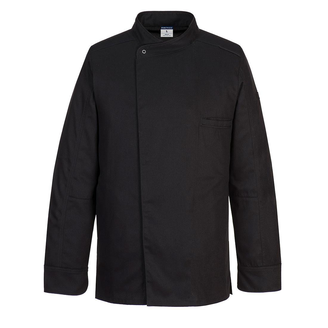 Chef's Mesh Air Pro Surrey Jacket L/S - Black