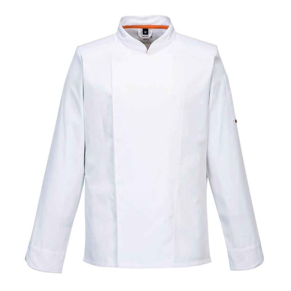 Chef's MeshAir Pro Stretch Jacket L/S - White