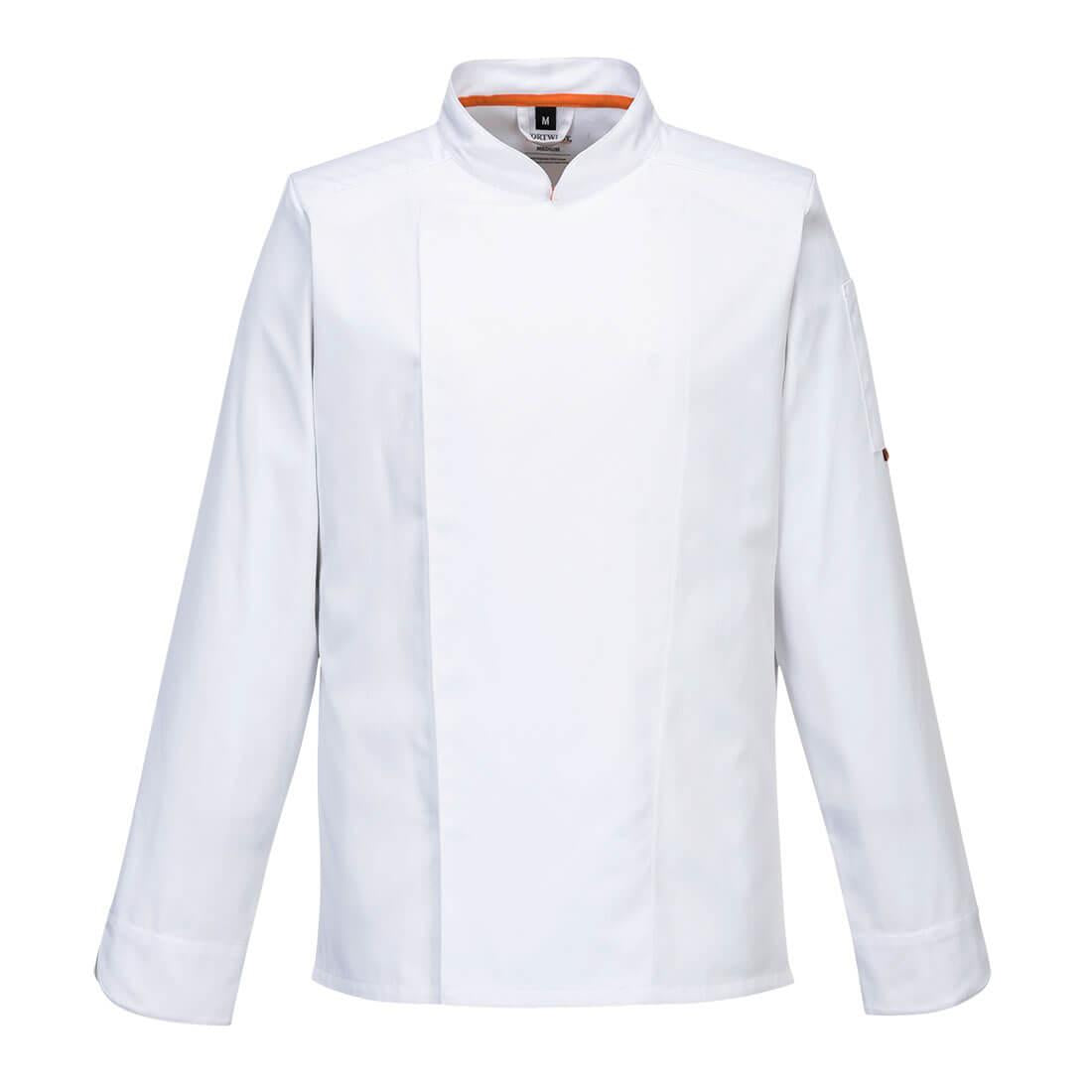 Chef's Mesh Air Pro Stretch Jacket L/S - White