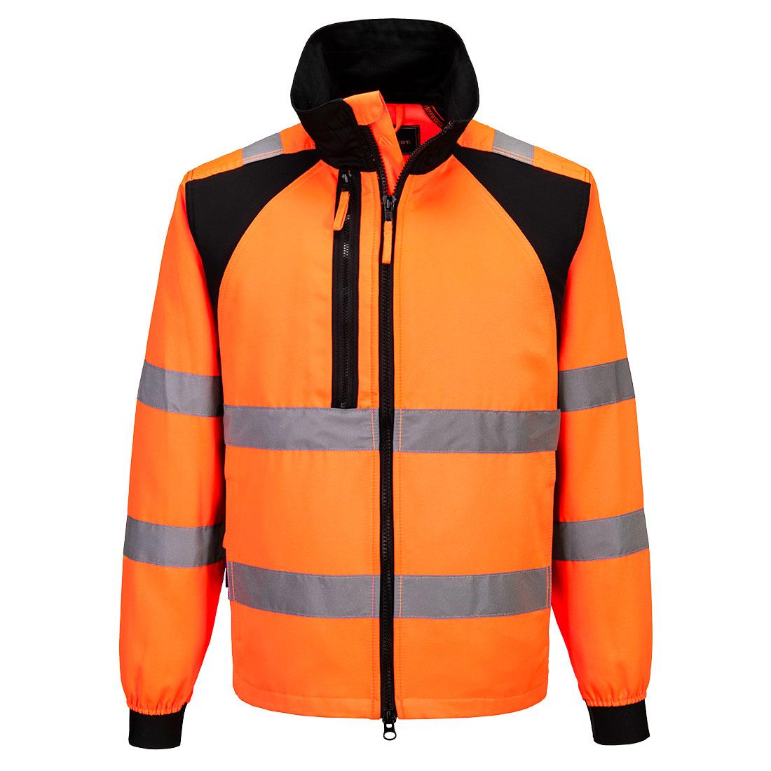 WX2 Eco Hi-Vis Work Jacket - Orange/Black
