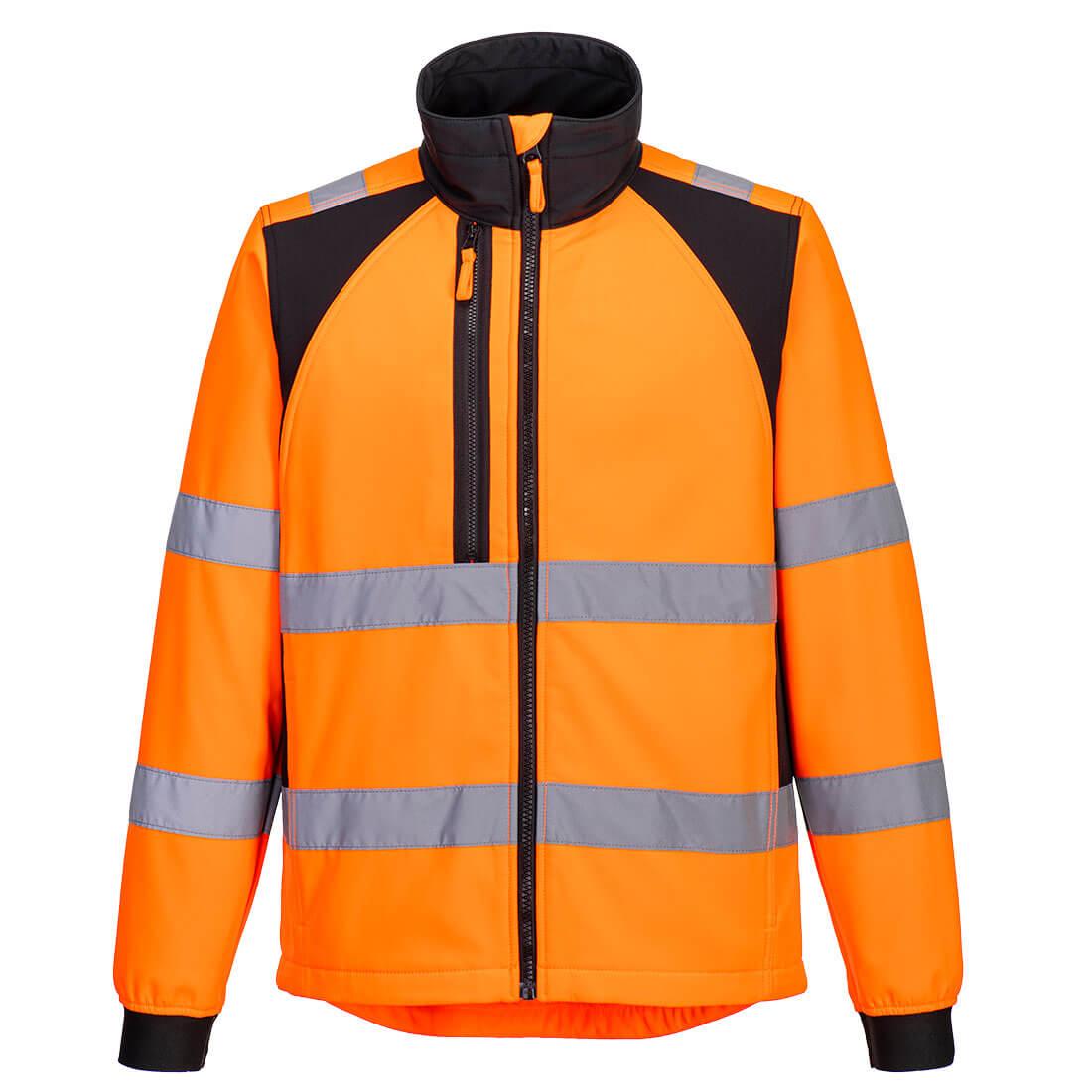 WX2 Eco Hi-Vis Softshell (2L) - Orange/Black