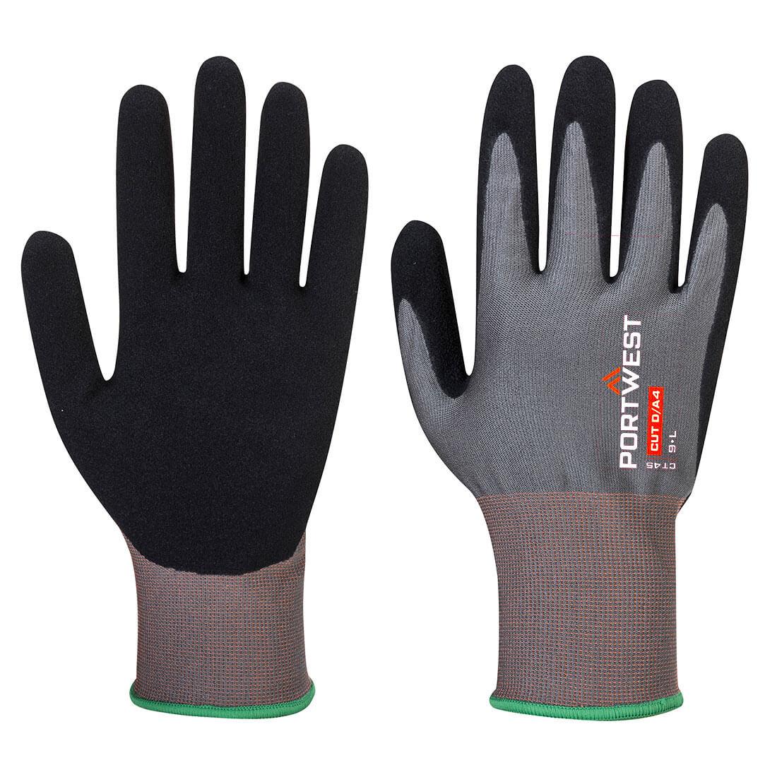 CT Cut D18 Nitrile Glove - Grey/Black