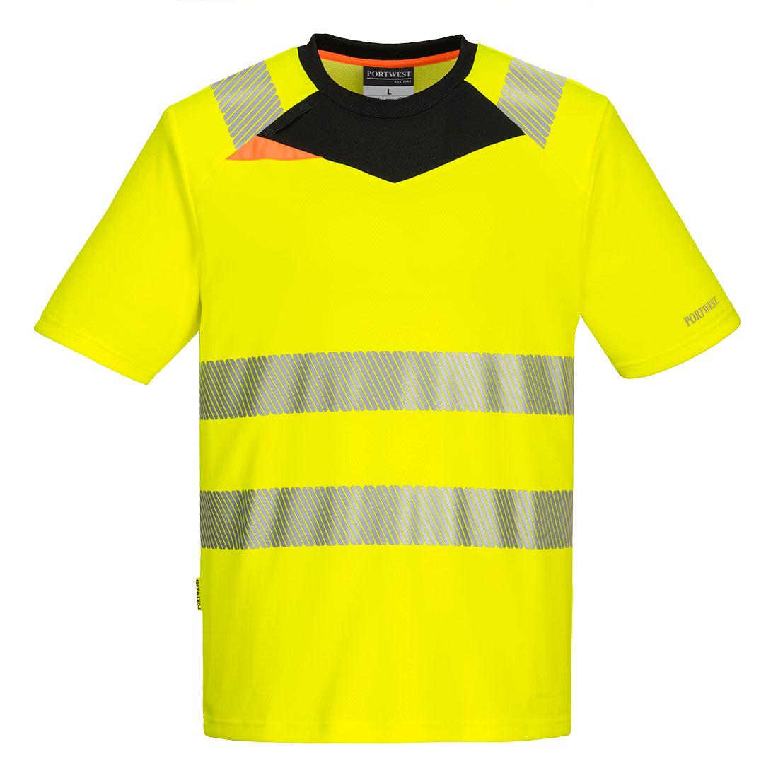 DX4 Hi-Vis T-Shirt S/S - Yellow/Black