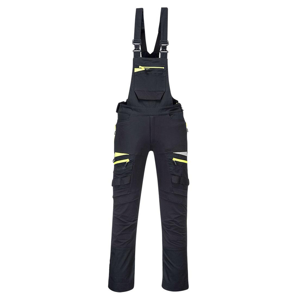 DX4 Work Bib and Brace - Black