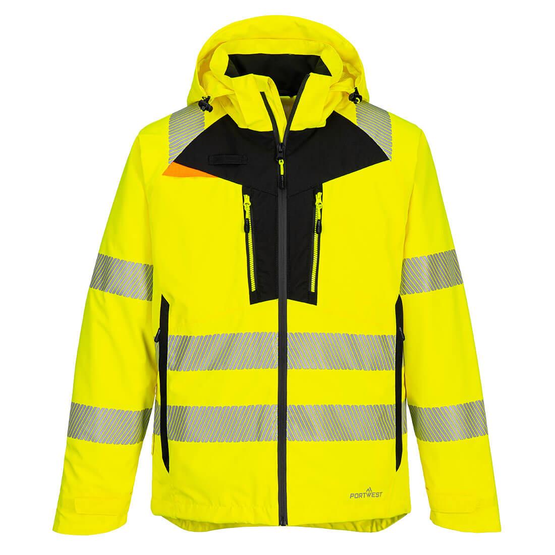 DX4 Hi-Vis Rain Jacket - Yellow