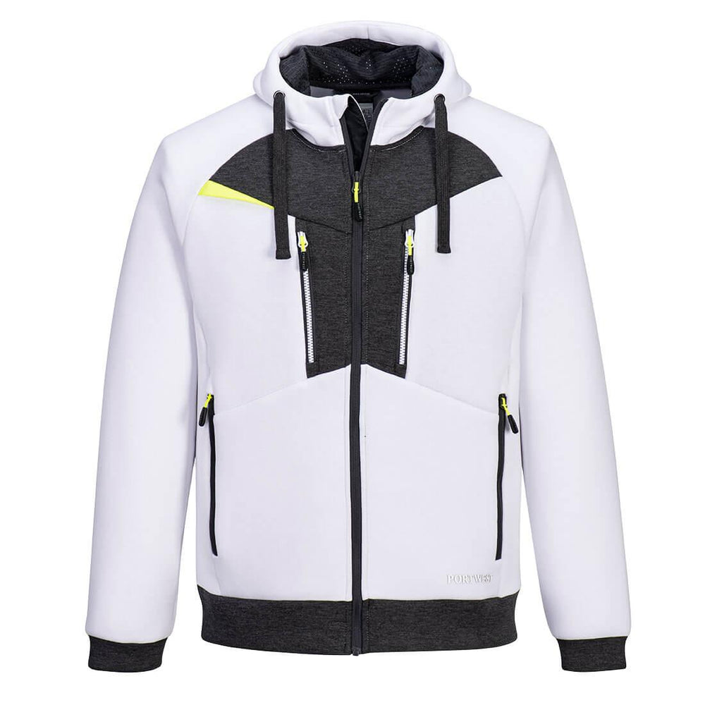 DX4 Zipped Hoodie - White