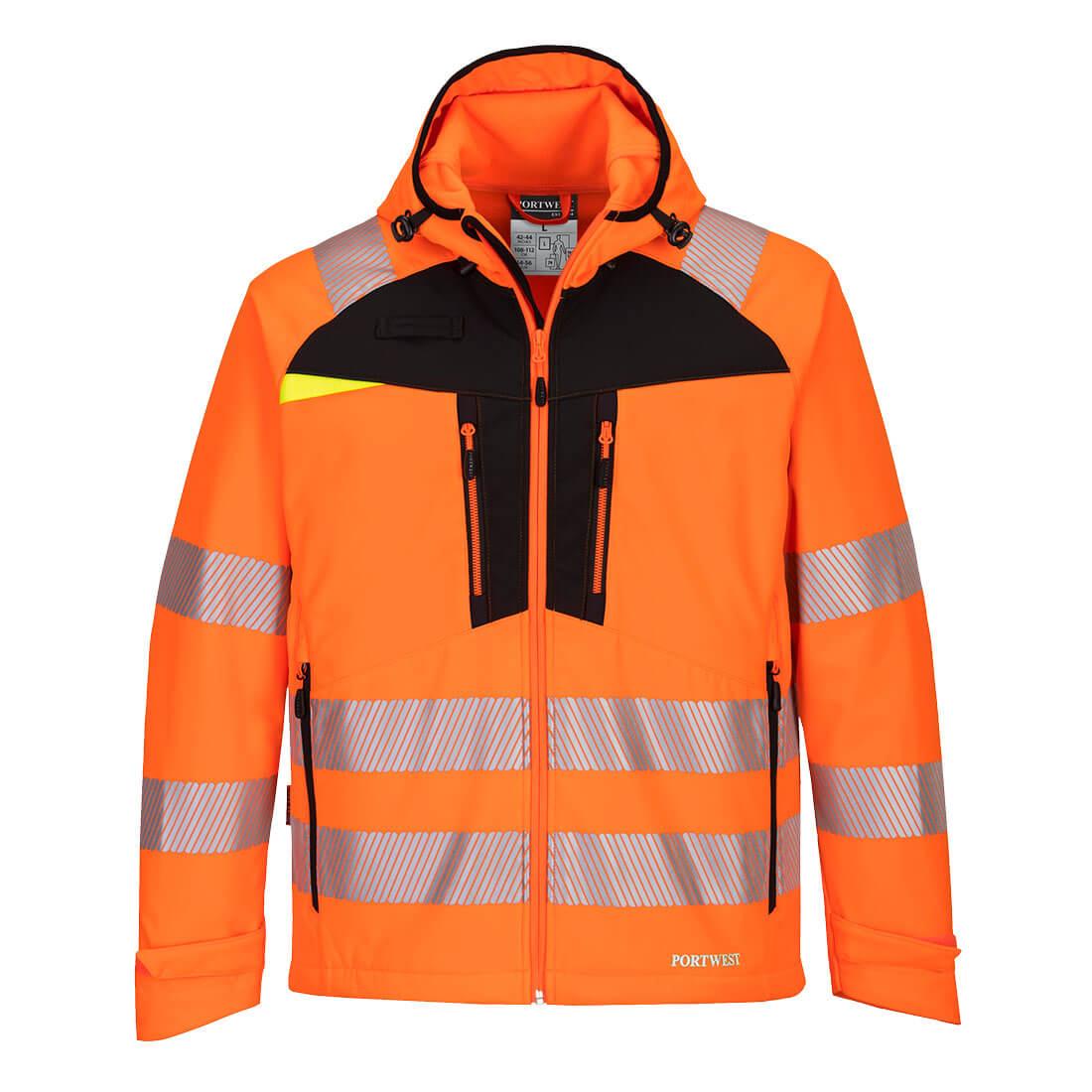 DX4 Hi-Vis Softshell (3L) - Orange/Black