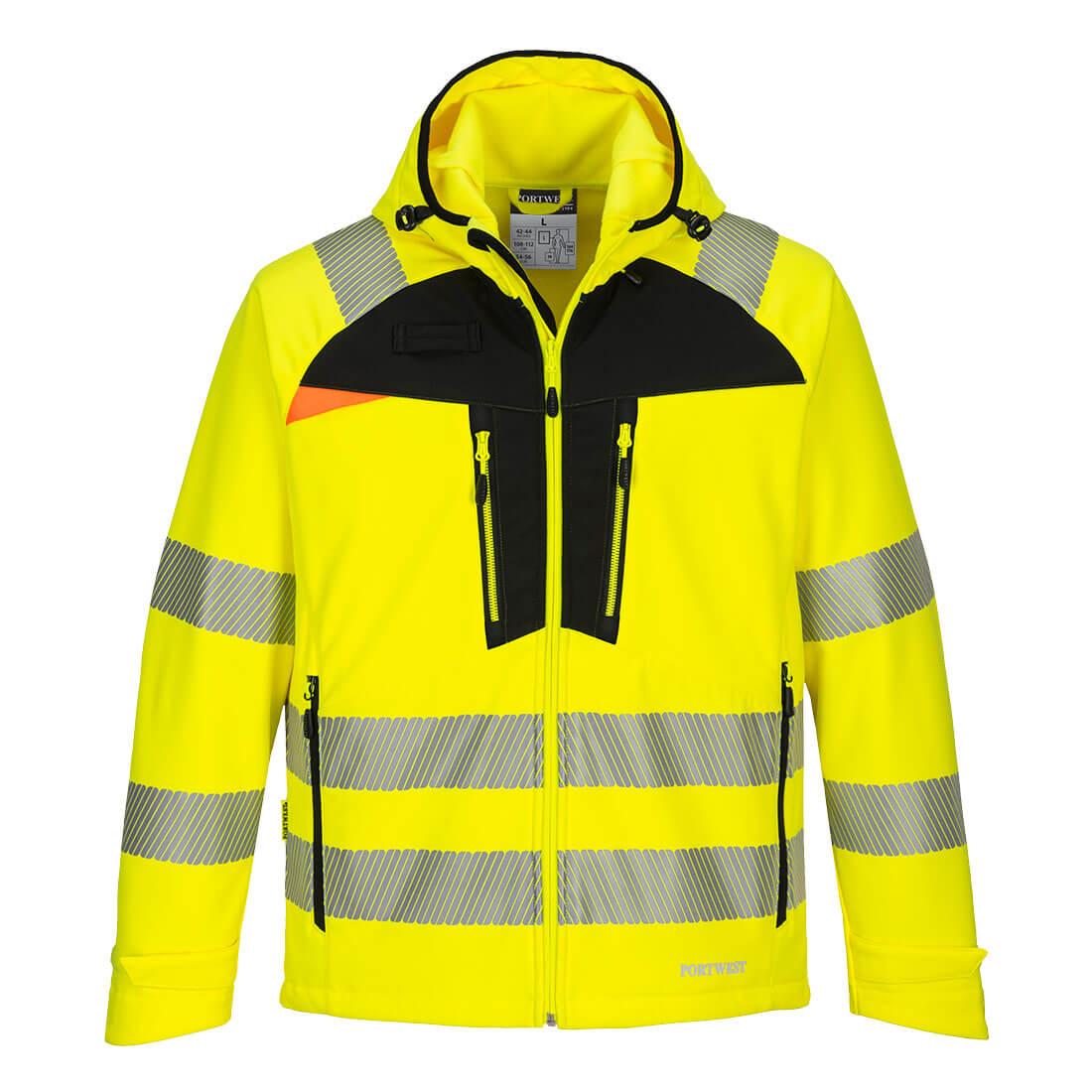 DX4 Hi-Vis Softshell (3L) - Yellow/Black