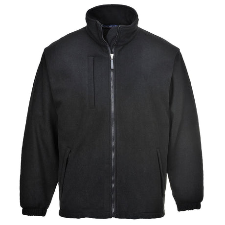 BuildTex Laminated Fleece (3L) - Black