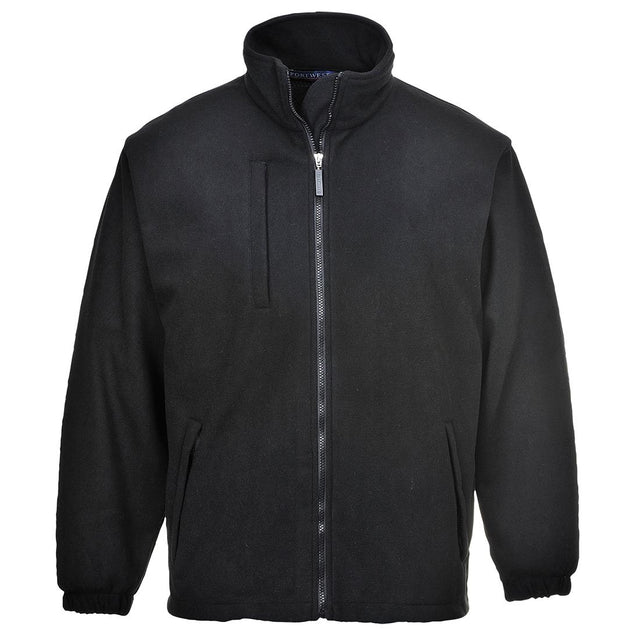 BuildTex Laminated Fleece (3L) - Black