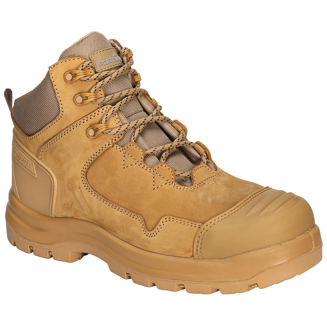 Composite Nubuck Leather Mid Boot S3S HRO SR FO SC LG - Wheat