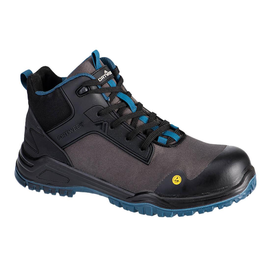 Composite Textile Mid Boot S3S ESD SR FO - Black/Teal