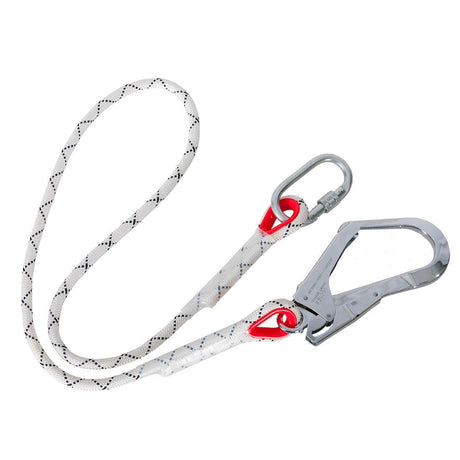 Kernmantle 1.5m Restraint Lanyard - White