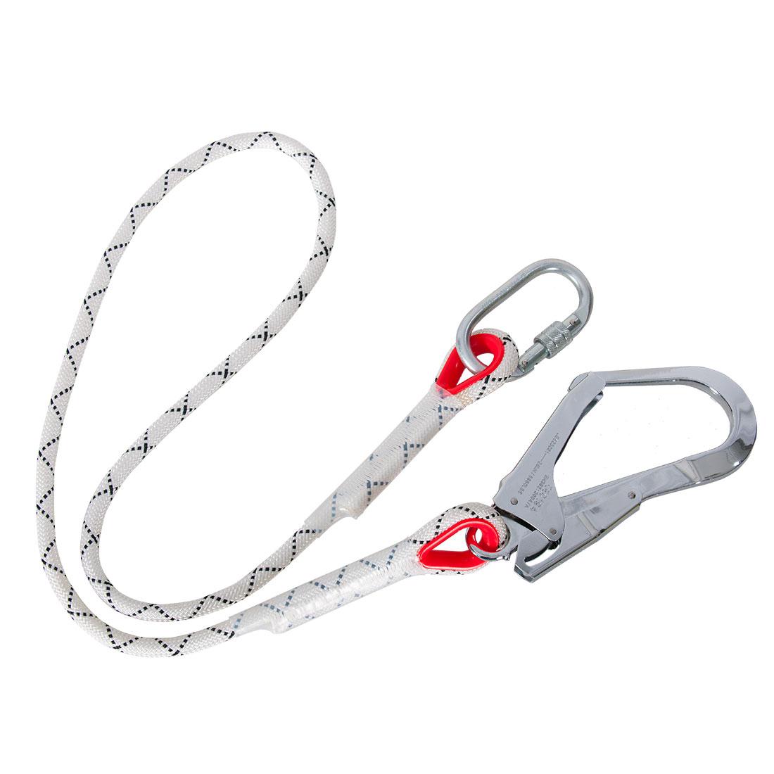 Kernmantle 1.5m Restraint Lanyard - White