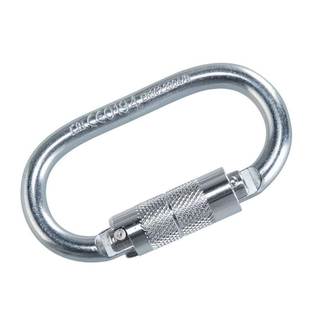Twist Lock Carabiner - Silver