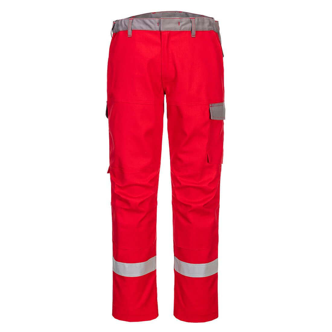 Bizflame Industry Two Tone Trousers - Red