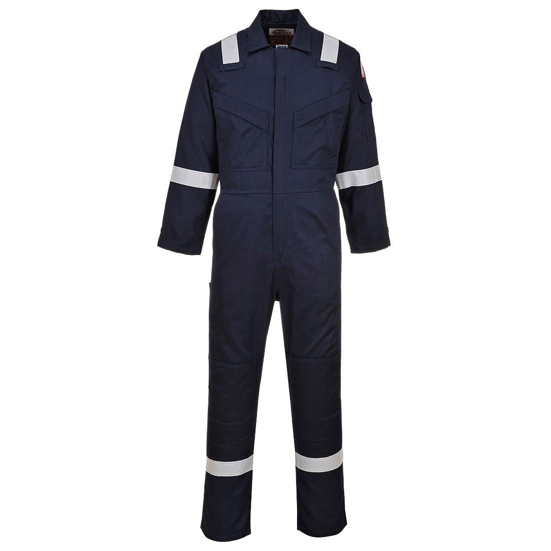 Bizflame Work Light Weight Anti-Static FR Coverall 280g - Navy