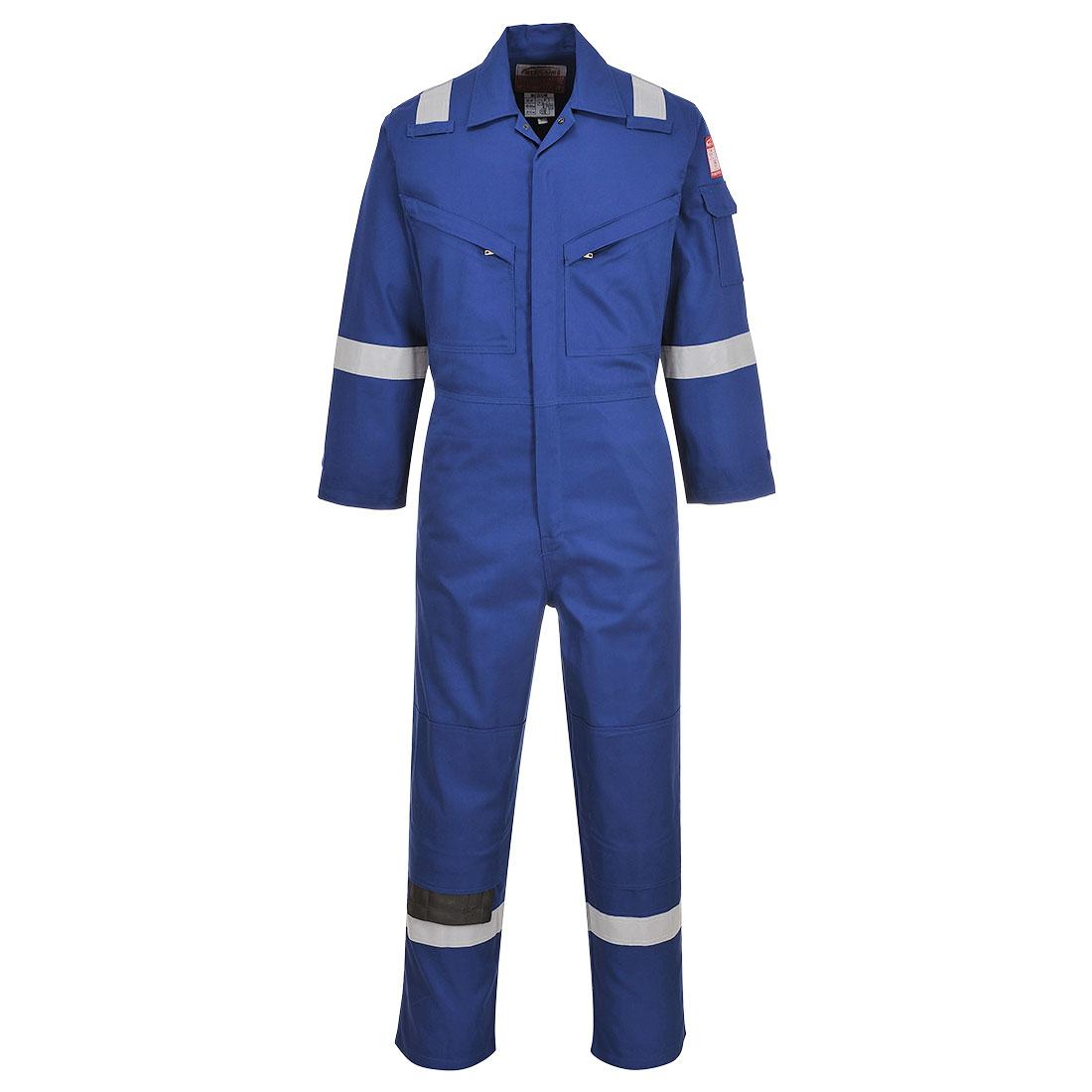 Bizflame Work Light Weight Anti-Static FR Coverall 280g - Royal Blue