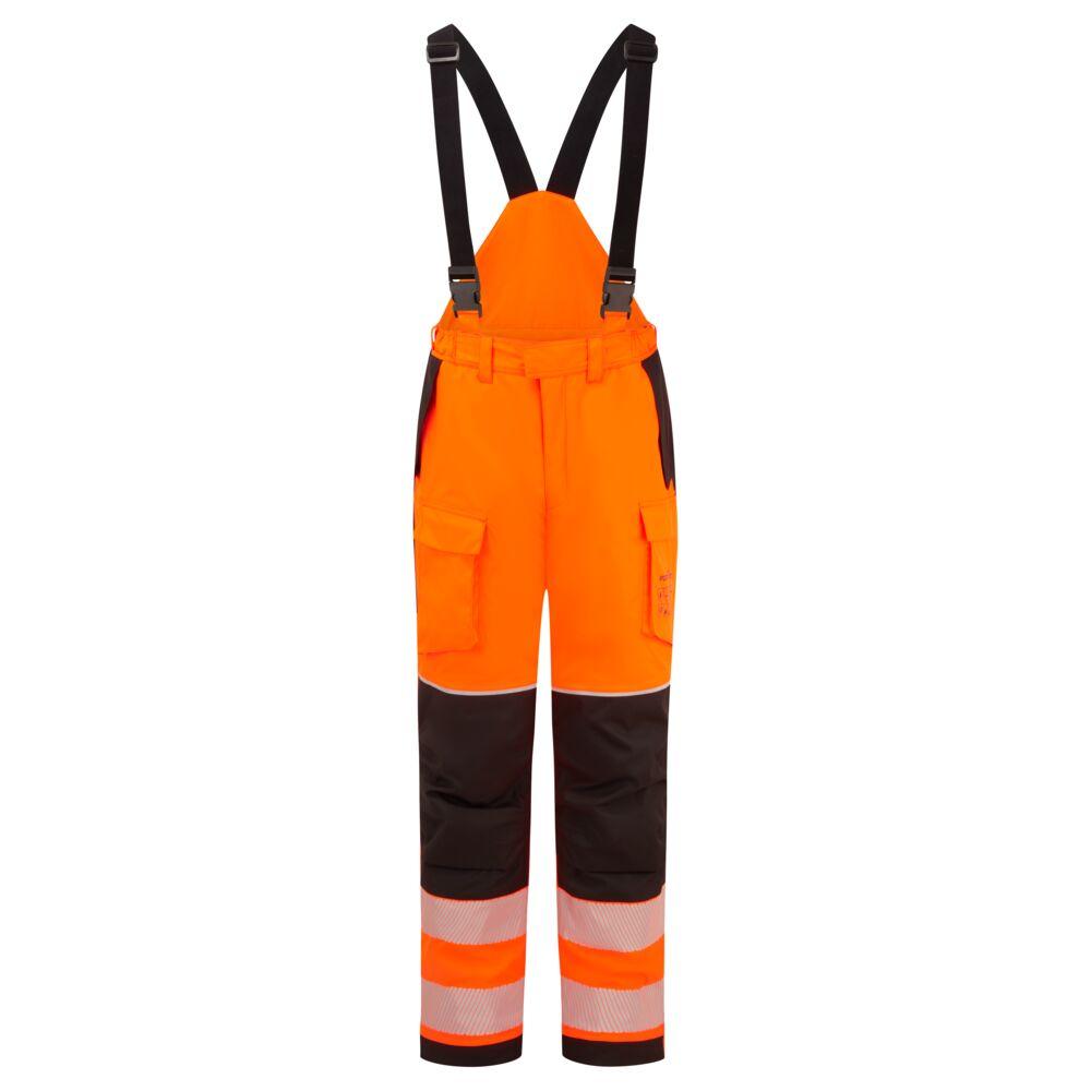 PW3 Modaflame Rain+ Hi-Vis Multi-Norm FR Winter Trousers - Orange/Black