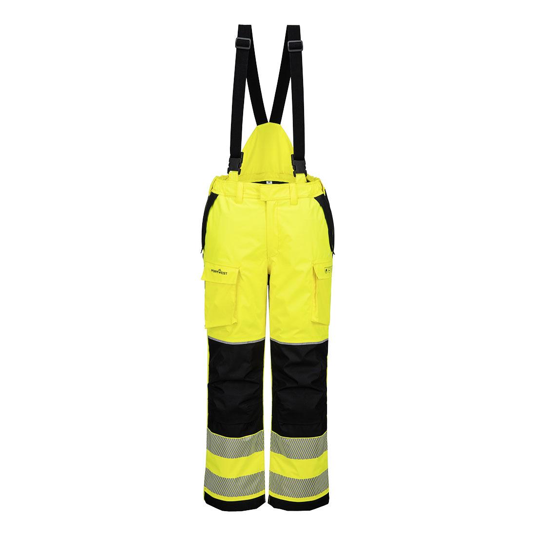 PW3 Modaflame Rain+ Hi-Vis Multi-Norm FR Winter Trousers - Yellow/Black