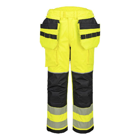 PW3 FR Modaflame Rain+ Hi-Vis Winter Holster Trousers - Yellow/Black