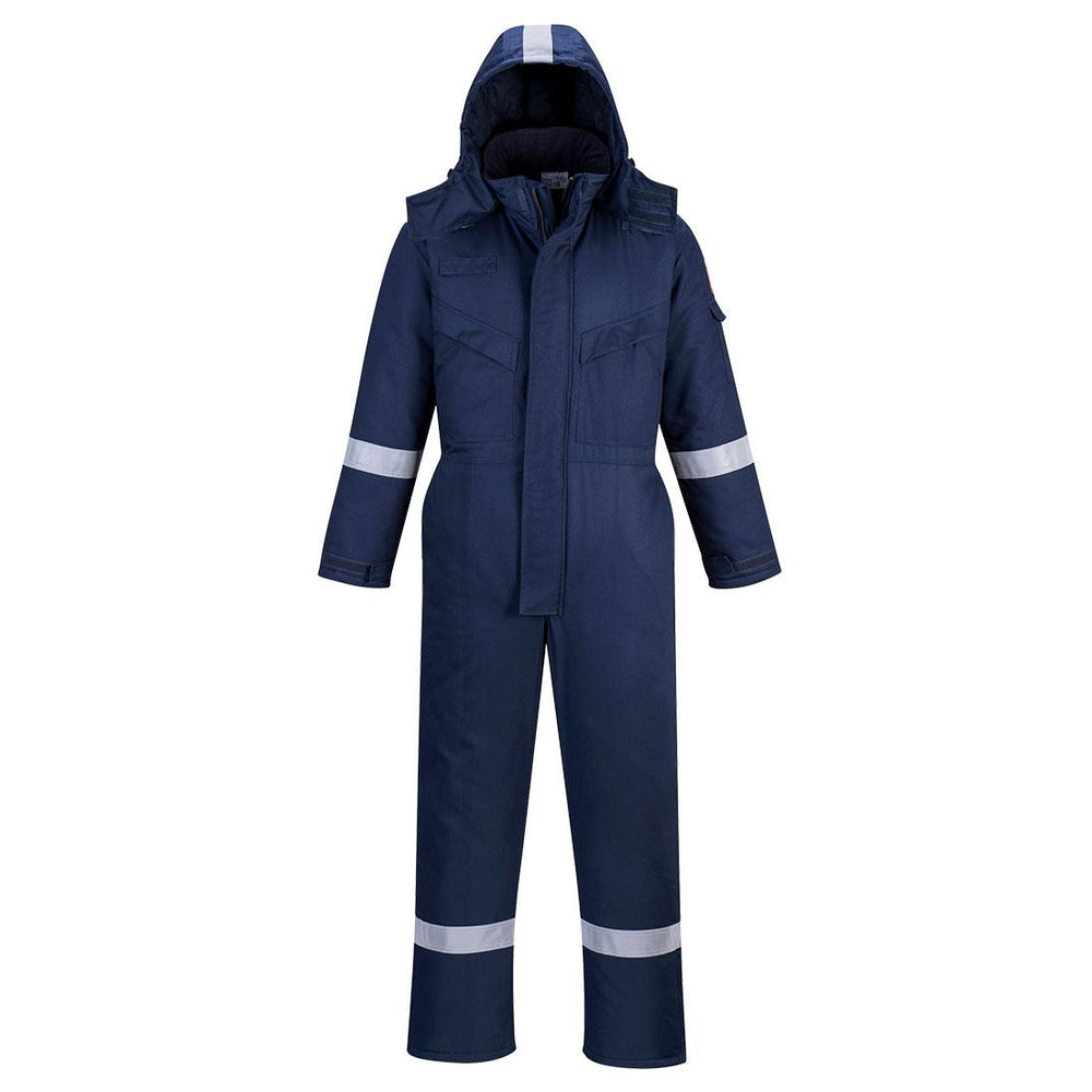 Bizflame Work Anti-Static FR Winter Coverall - Navy