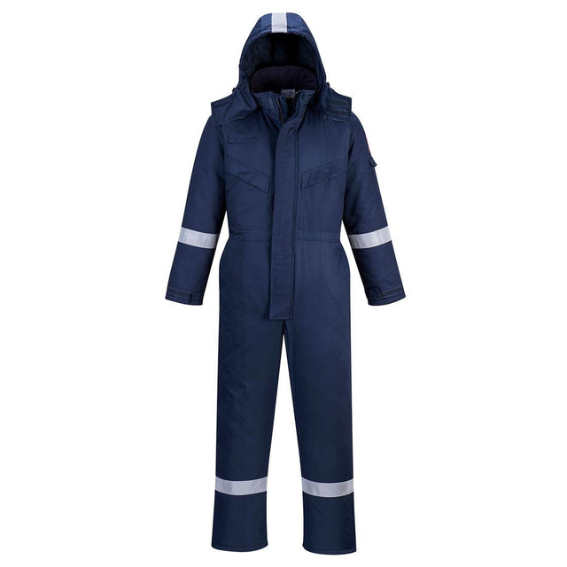Bizflame Work Anti-Static FR Winter Coverall - Navy