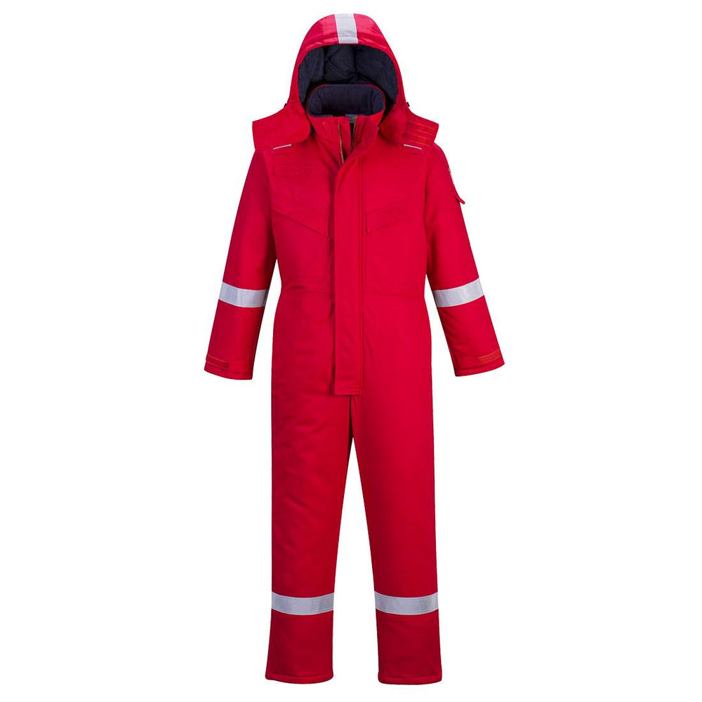 Bizflame Work Anti-Static FR Winter Coverall - Red