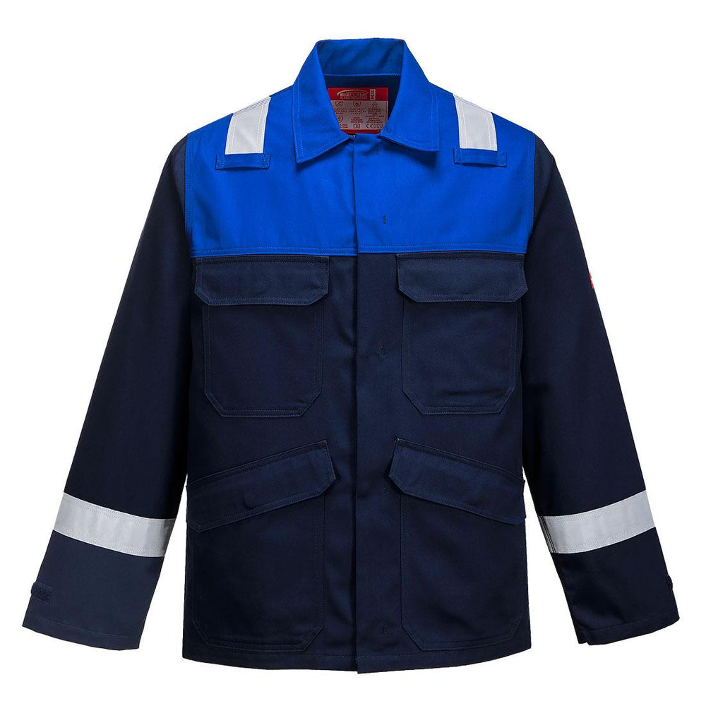 Bizflame Work FR Jacket - Navy/Royal