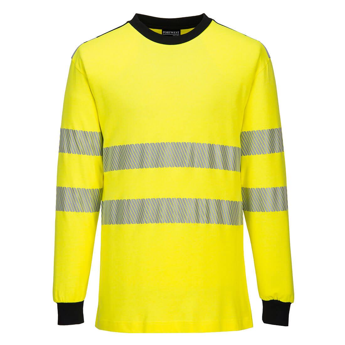 PW3 FR Modaflame Knit Hi-Vis T-Shirt - Yellow/Black
