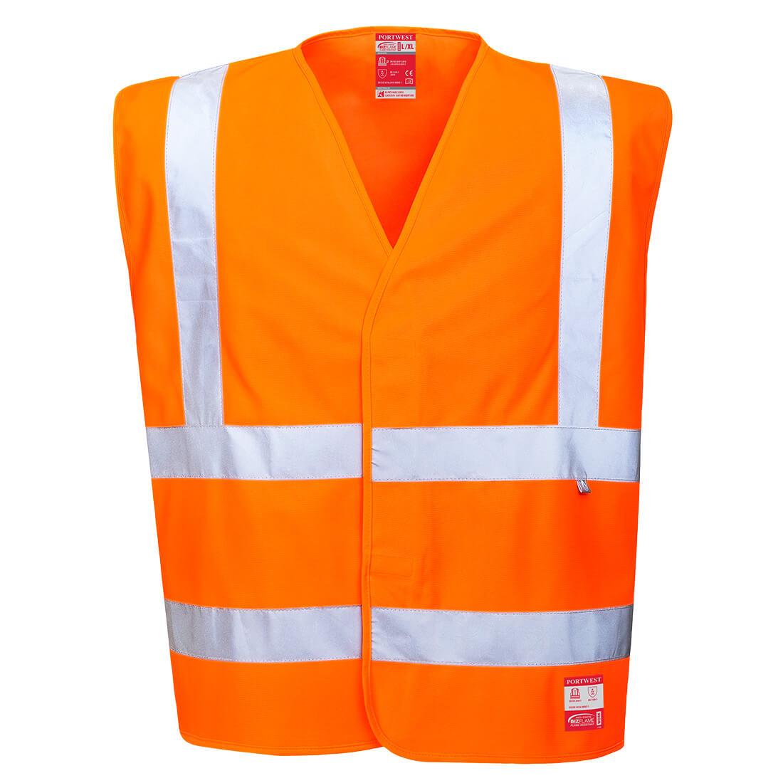 Bizflame Hi-Vis Anti-Static FR Vest - Orange