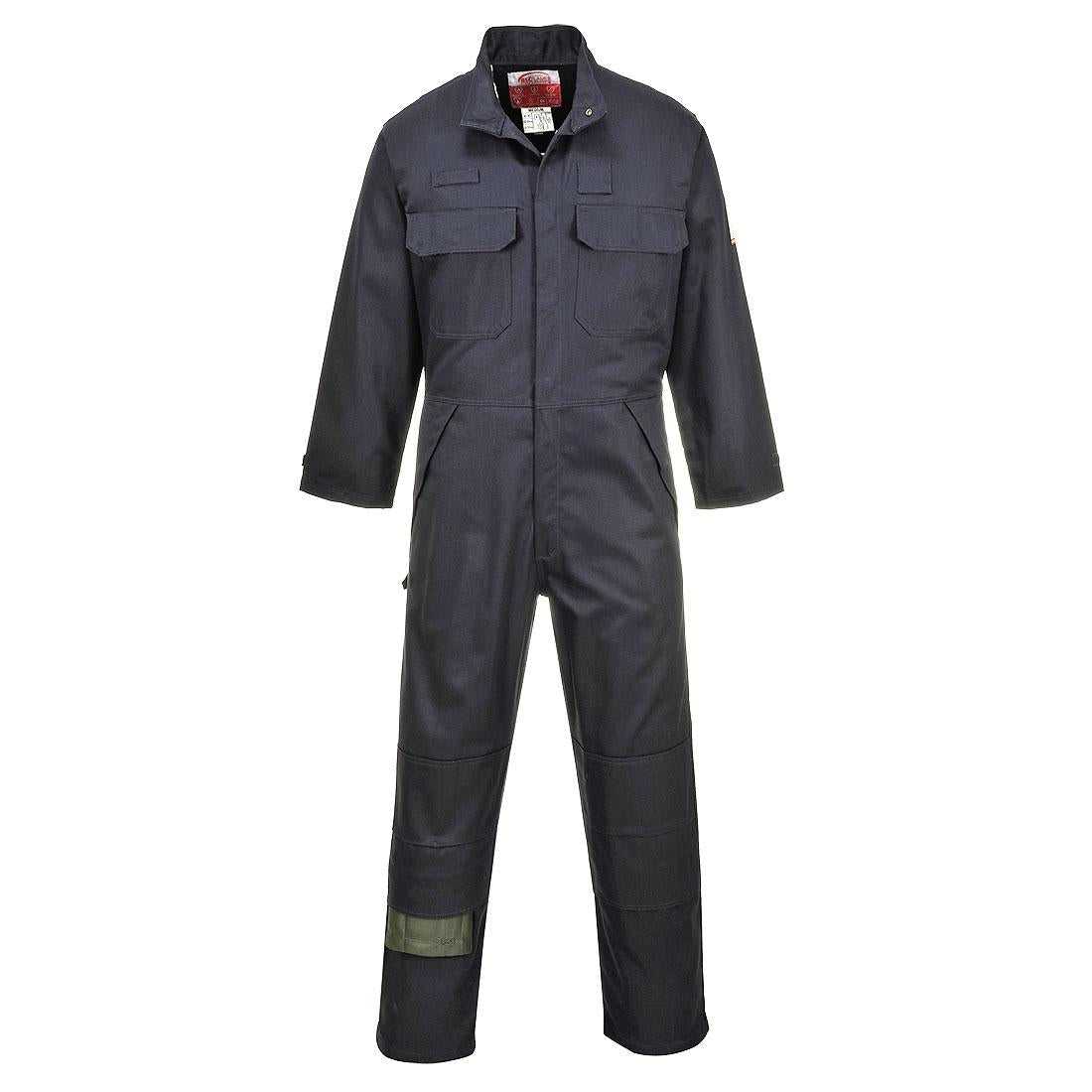 Bizflame Work Hi-Vis Multi-Norm FR Coverall - Navy