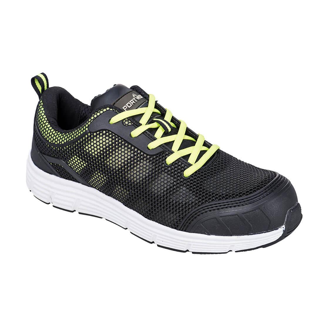 Steel Textile Trainer S1P FO SR - Black/Green