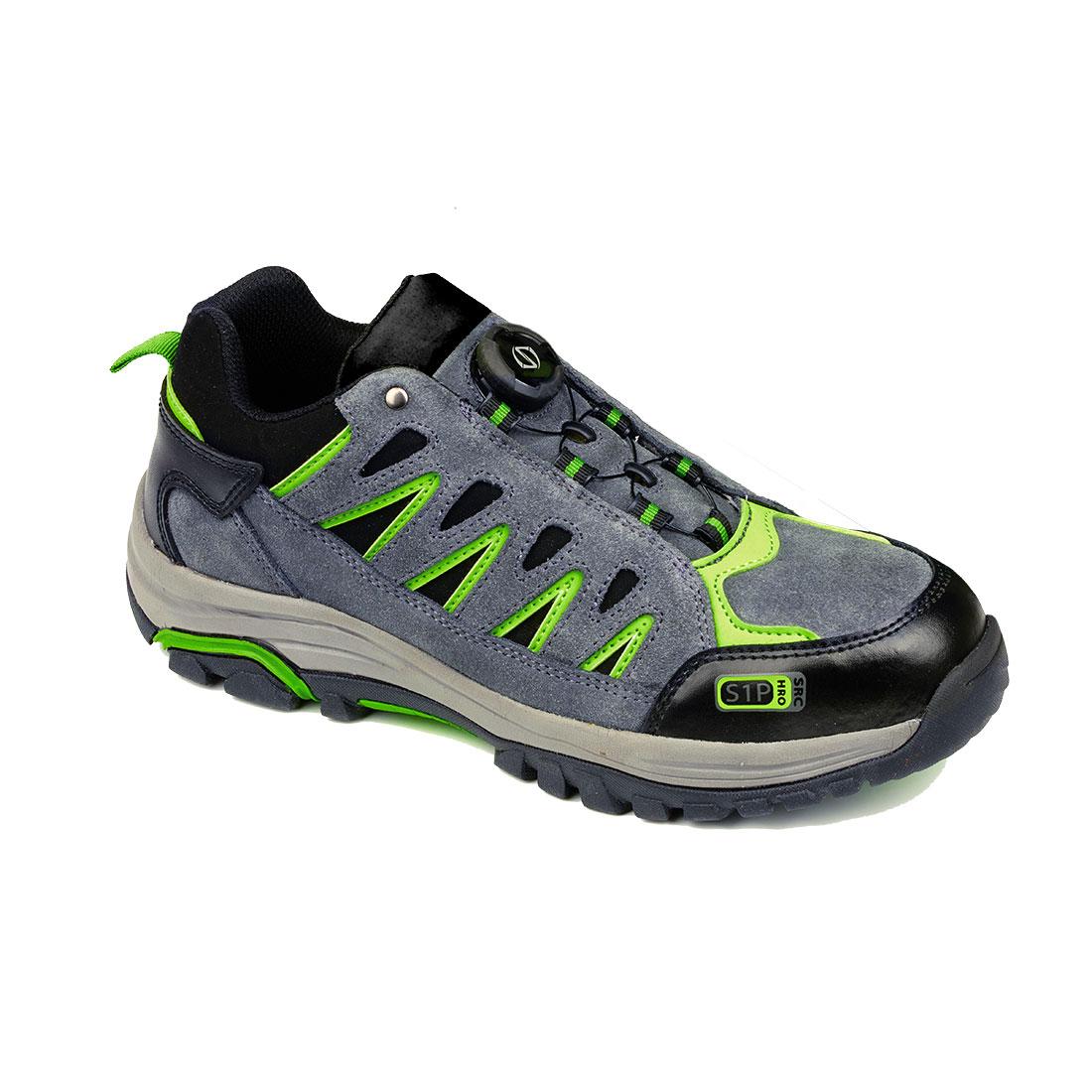 Steelite Wire Lace Safety Trainer S1P HRO - Grey/Green
