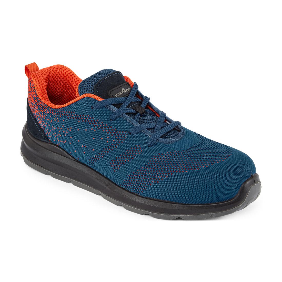 Steel Textile Trainer S1P FO SR - Blue/Orange