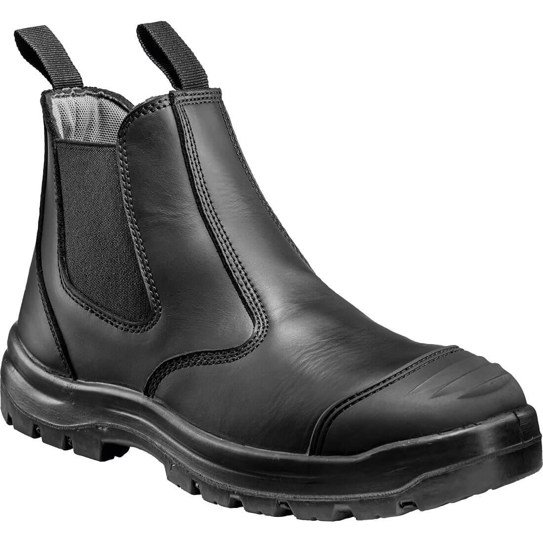 Steel Leather Dealer Boot S3 SRC - Black