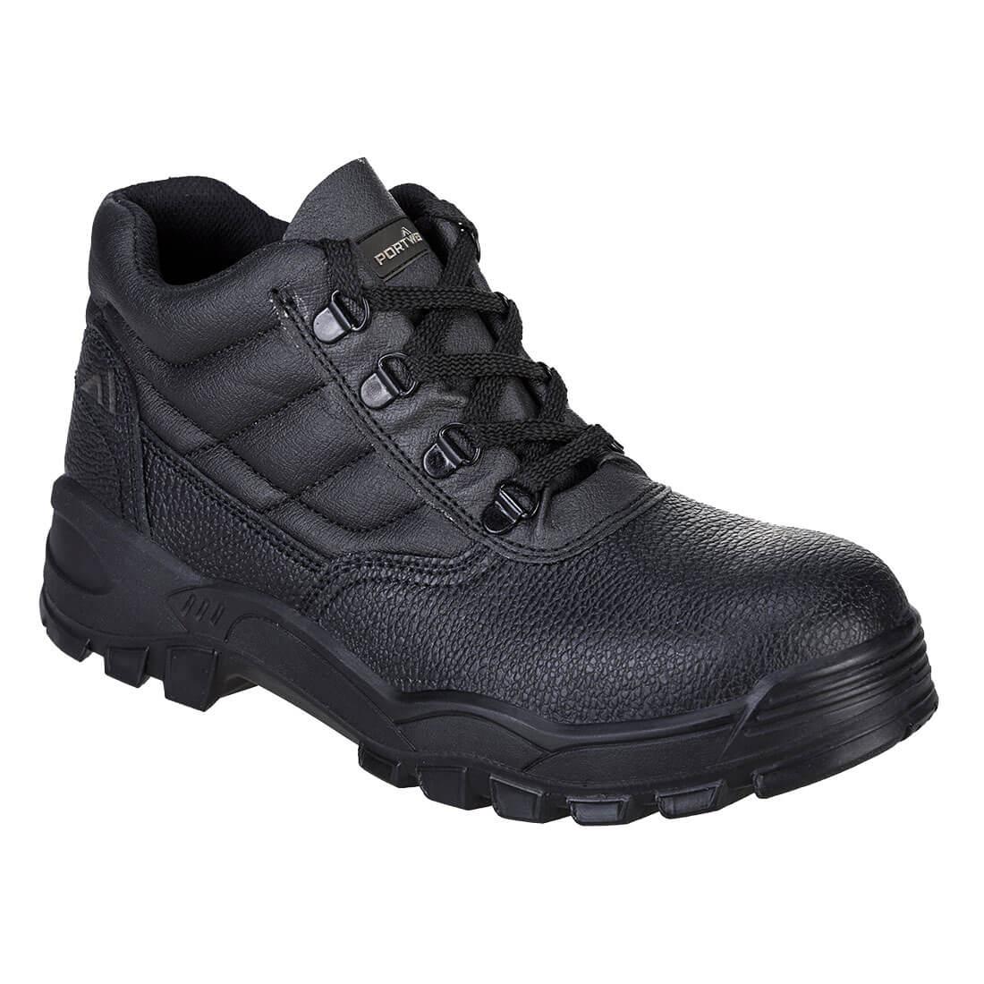 Steel Split Leather Mid Boot S1P SR - Black