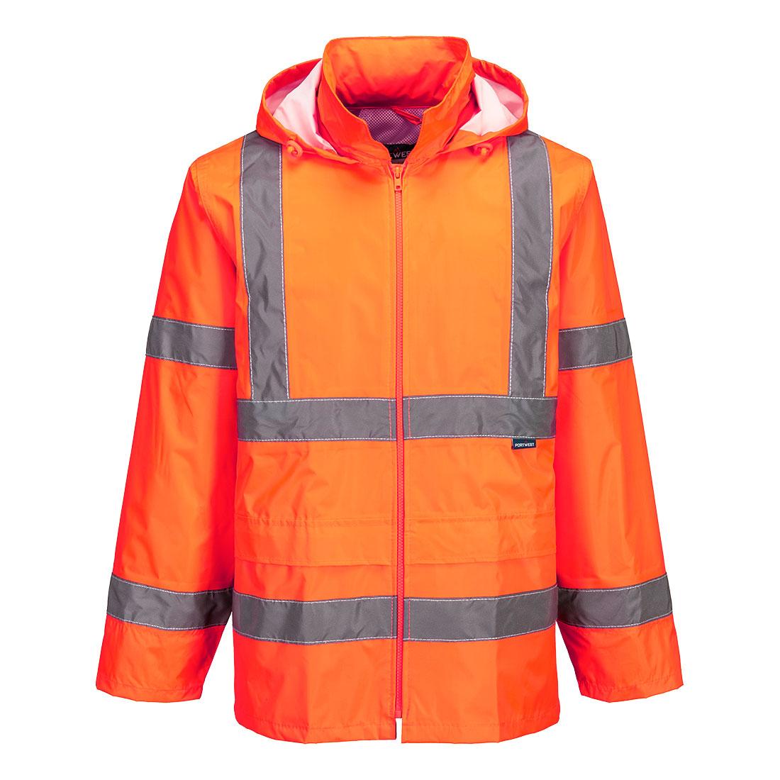 Hi-Vis Rain Jacket - Orange