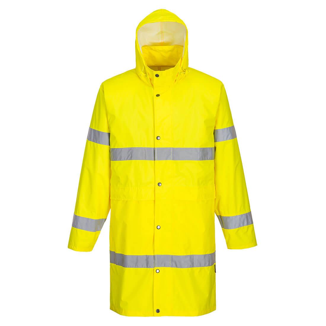 Hi-Vis Rain Coat 100cm - Yellow