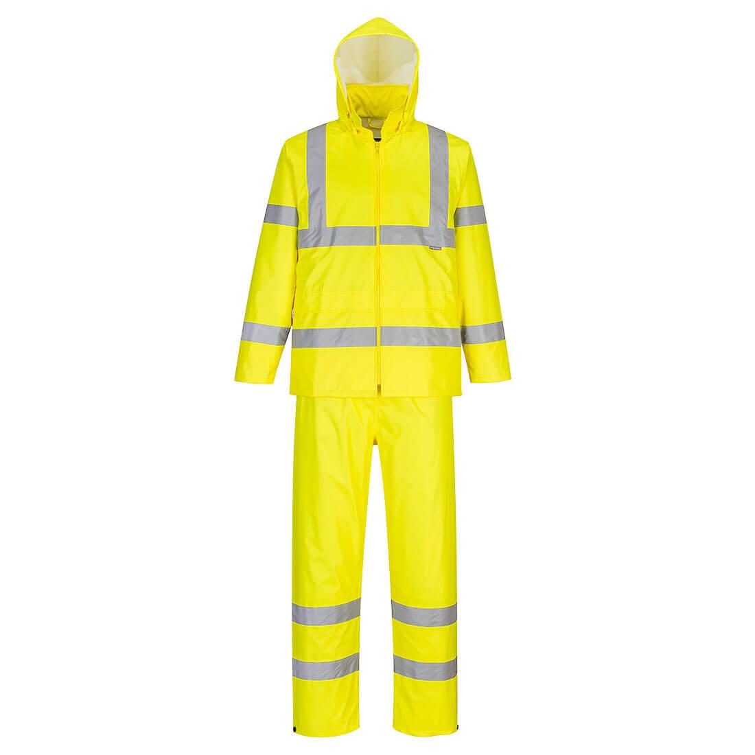 Hi-Vis Packaway Rain Suit - Yellow