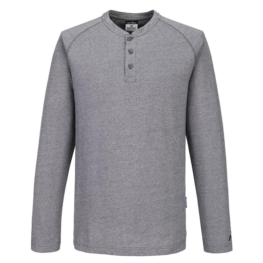 KA3 Henley T-Shirt L/S - Zoom Grey