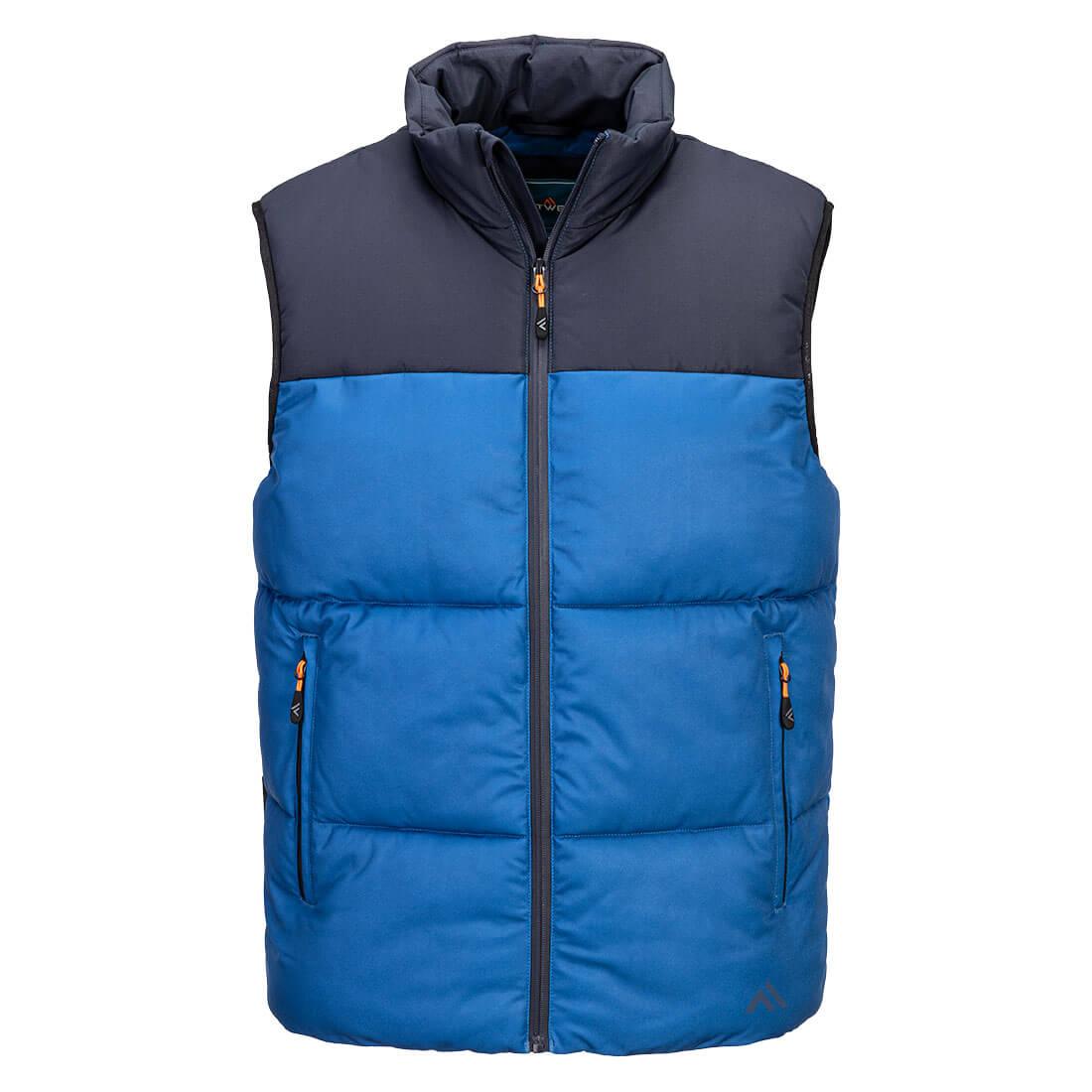 KX3 Downlike Baffle Gilet - Quartz/Dark Navy
