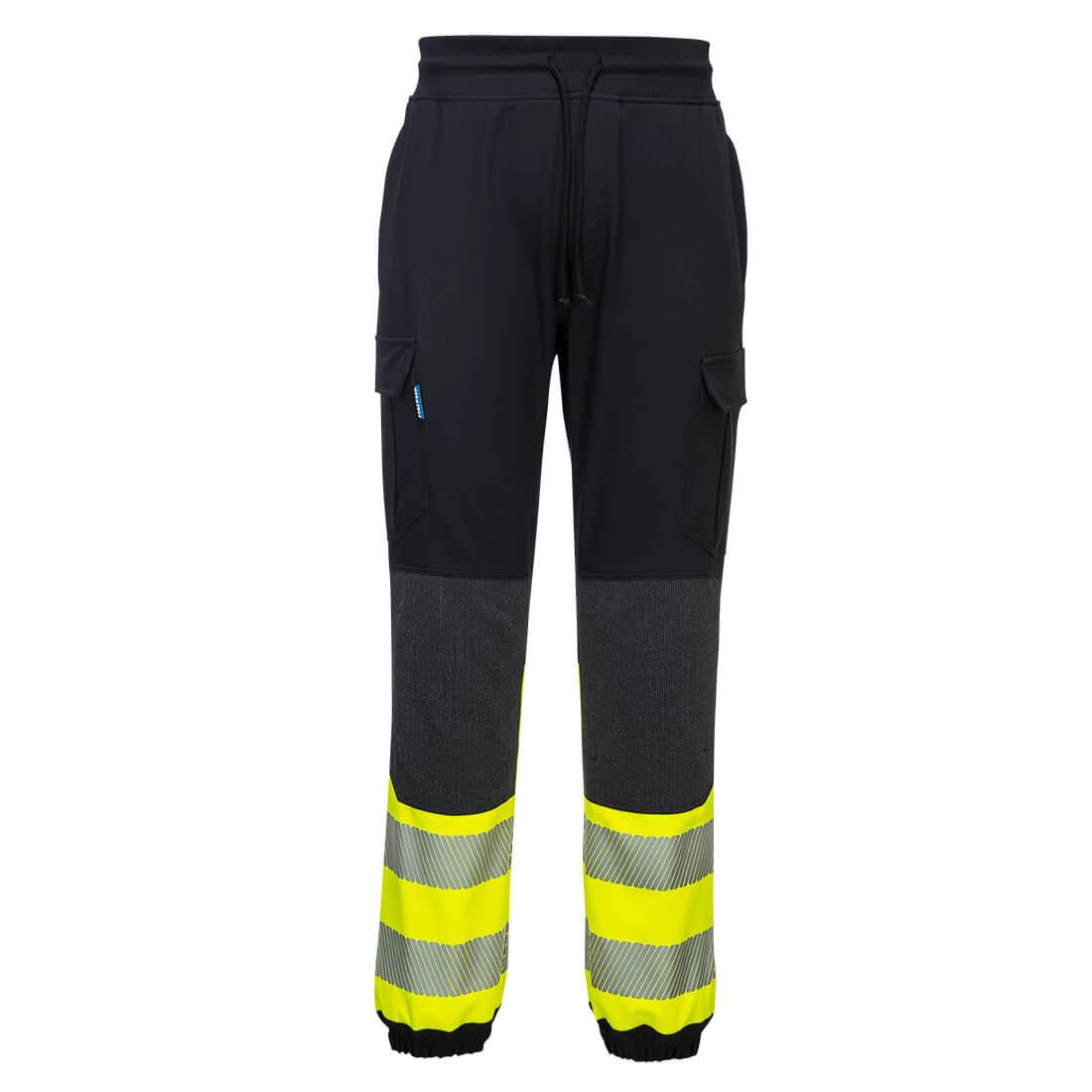 PW3 Hi-Vis Flexi Class 1 Jogger - Black/Yellow