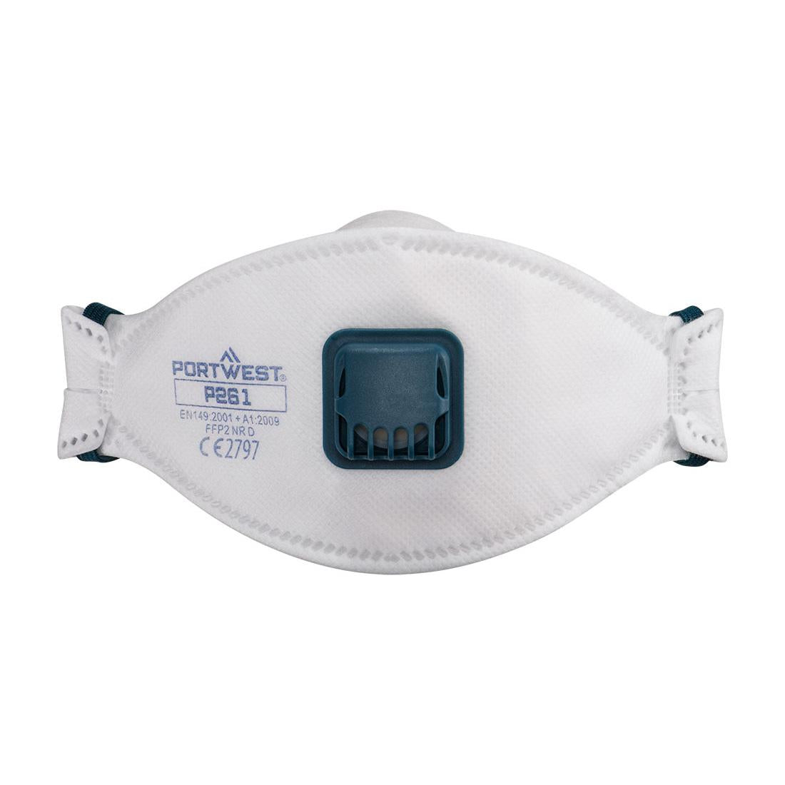 Trifold Valved Dolomite FFP2 Respirator (Pk10) - White