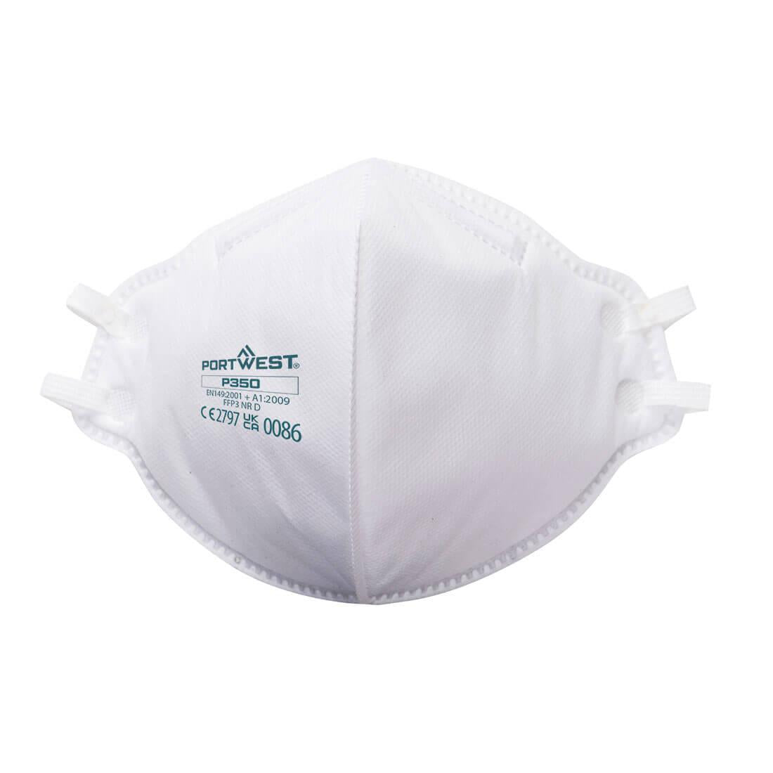 FFP3 Dolomite Fold Flat Respirator (Pk20) - White