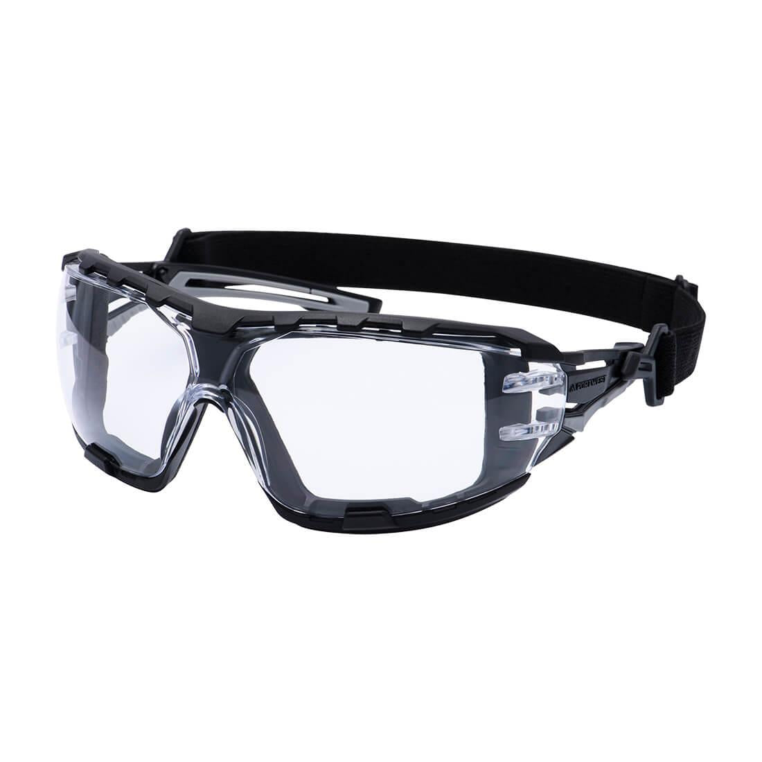 Anthracite Wraparound Plus Safety Glasses - Clear