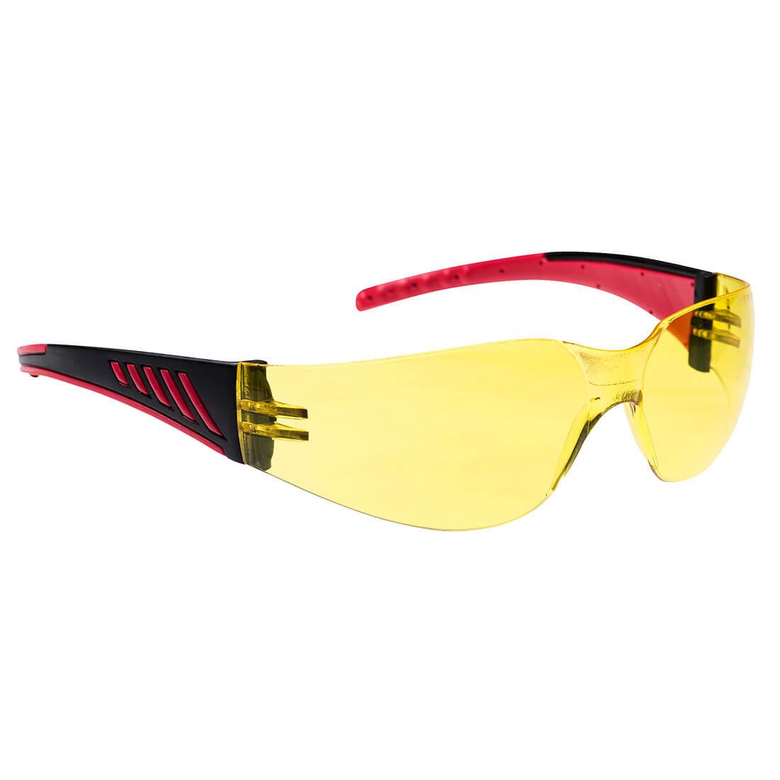 Wrap Around Pro Safety Glasses - Amber