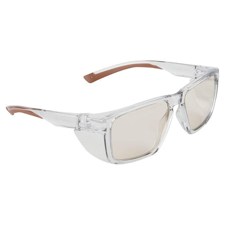 Side Shields Safety Glasses - Brown